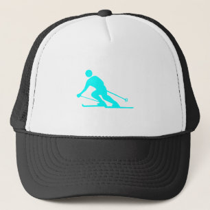Skifahren - Cyan Truckerkappe