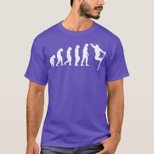 Skifahren Evolution Geschenk 2 T-Shirt