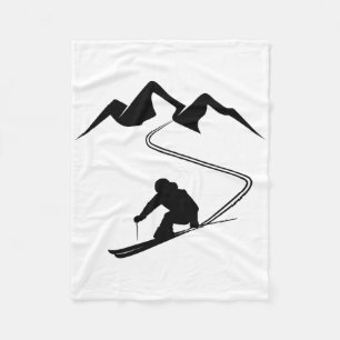 Skifahren Fleecedecke