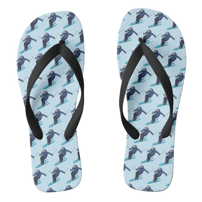 Skifahren Flip Flops (Fußbett)