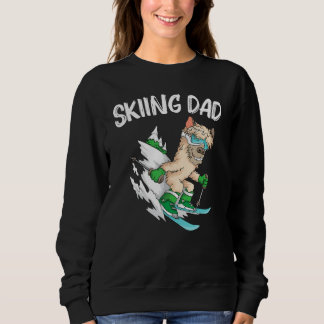 Skifahren für Papa Papa Skifahren Freestyle Skifah Sweatshirt