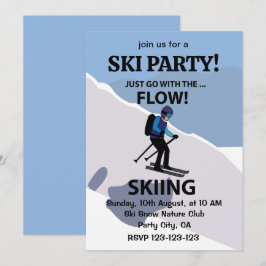 Skifahren geht einfach mit dem Flow Ski Einladung