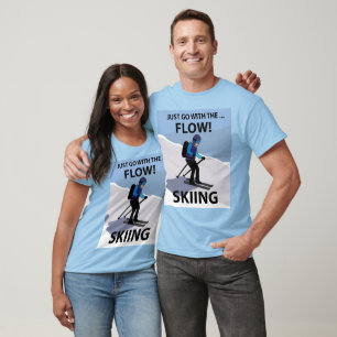 Skifahren geht einfach mit dem Flow Ski T-Shirt