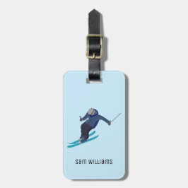 Skifahren Gepäckanhänger