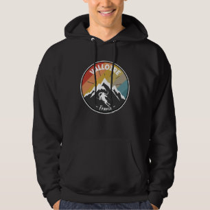 Skifahren in Frankreich Valloire Hoodie