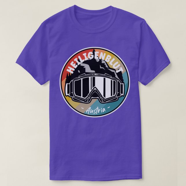Skifahren in Heiligenblut Österreich 1 T-Shirt (Design vorne)