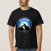 Skifahren in La Clusaz Frankreich Blue