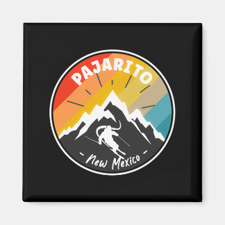 Skifahren in Pajarito New Mexico Magnet