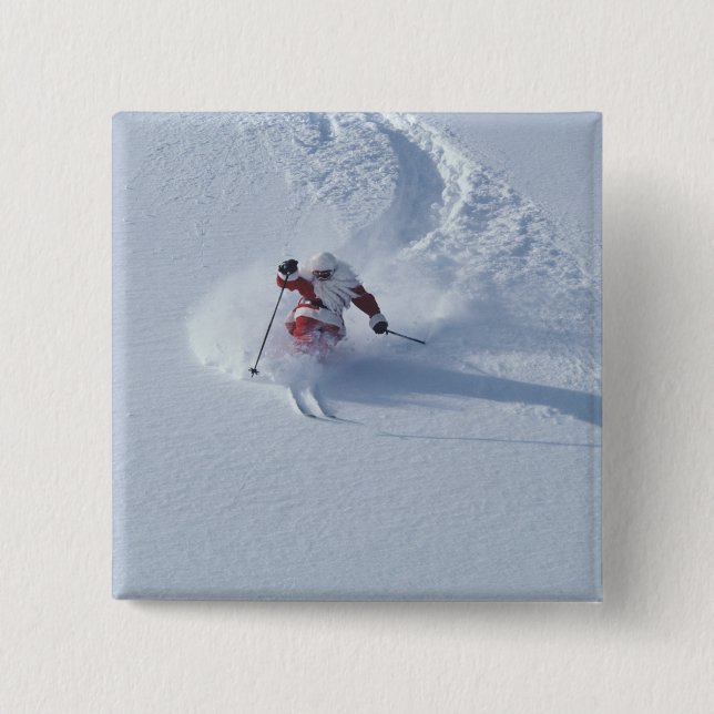 Skifahren in Snowbird Ski Resort, Wasatch Button (Vorderseite)