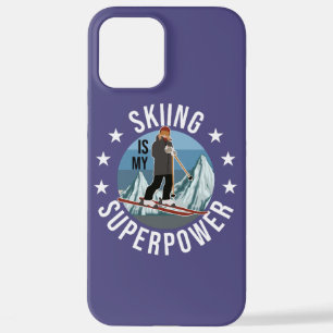 Skifahren ist meine Supermacht iPhone 12 Pro Max Hülle