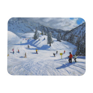 Skifahren Kitzbhuel 2014 Magnet