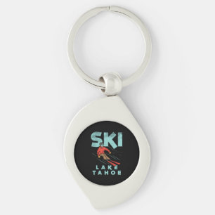 Skifahren Lake Tahoe Schlüsselanhänger