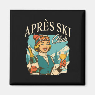 Skifahren Langlaufloipen Apres Ski Queen Ski Trip Magnet