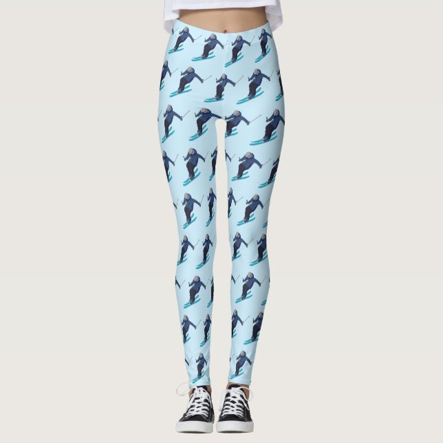 Skifahren Leggings (Vorderseite)