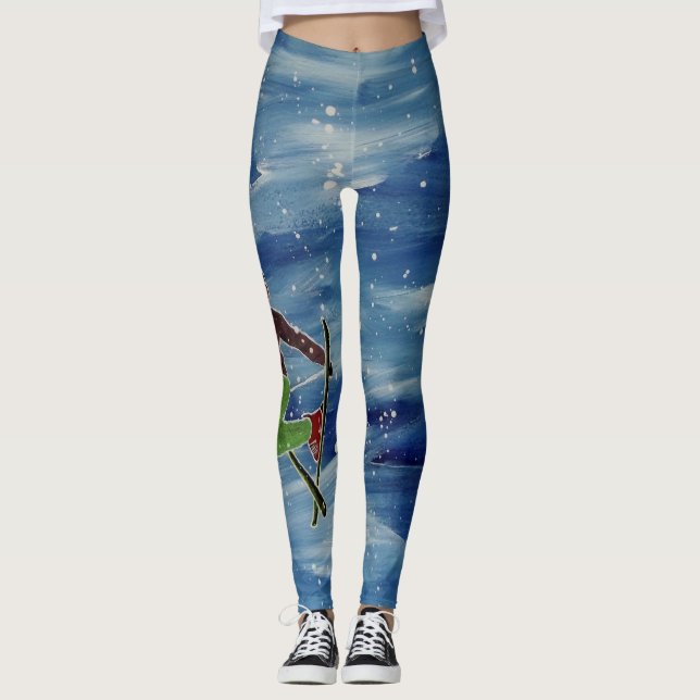 Skifahren-Leggings Leggings (Vorderseite)