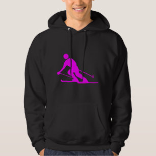 Skifahren - Magenta Hoodie