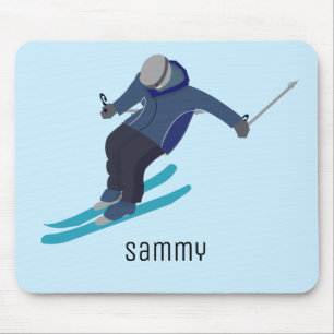 Skifahren Mousepad