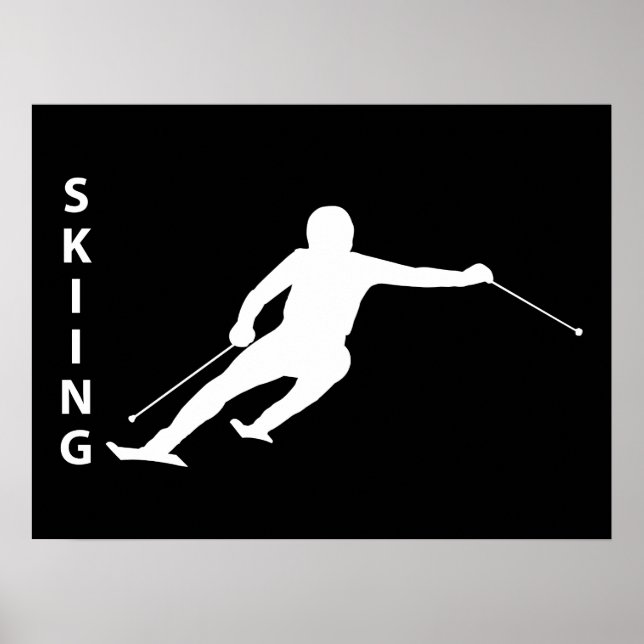 Skifahren Poster (Vorne)