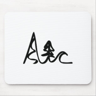 Skifahren Radfahren Surfen Berge Ozeanwellen Spaß  Mousepad