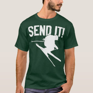 Skifahren Schi Jump Winter Snow Sport Skier Ho T-Shirt