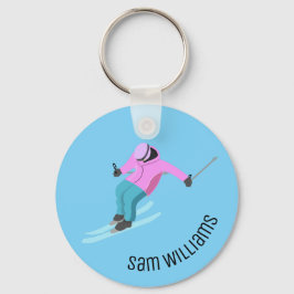 Skifahren Schlüsselanhänger