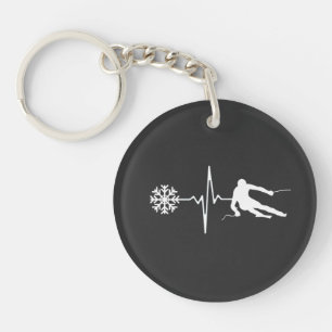 Skifahren Schlüsselanhänger