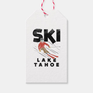 Skifahren - Ski Lake Tahoe Geschenkanhänger