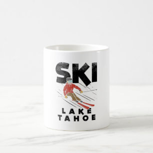 Skifahren - Ski Lake Tahoe Kaffeetasse