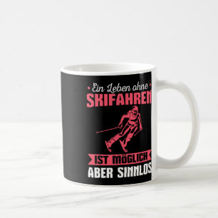 Skifahren Ski Ski Biathlon Schnee Wintersportgebie Kaffeetasse