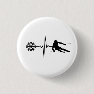 Skifahren - Skifahren Herzschlag Skiverleih Button