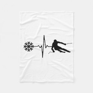 Skifahren - Skifahren Herzschlag Skiverleih Fleecedecke
