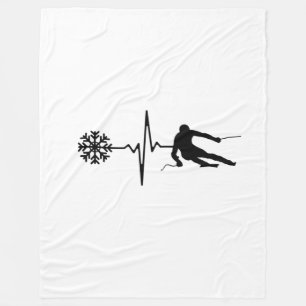 Skifahren - Skifahren Herzschlag Skiverleih Fleecedecke