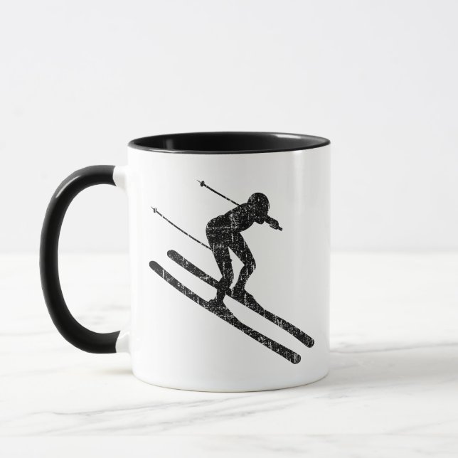 Skifahren - Skifahren Tasse (Links)