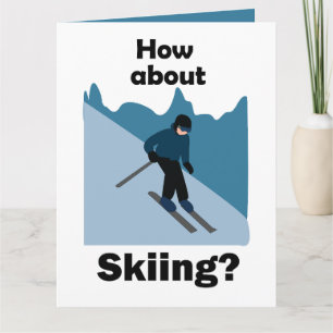 Skifahren Skifahrer Wie wäre es mit Skifahren Ski- Karte