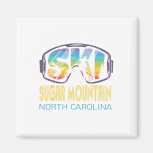 Skifahren Sugar Mountain North Carolina Skiurlaub Magnet