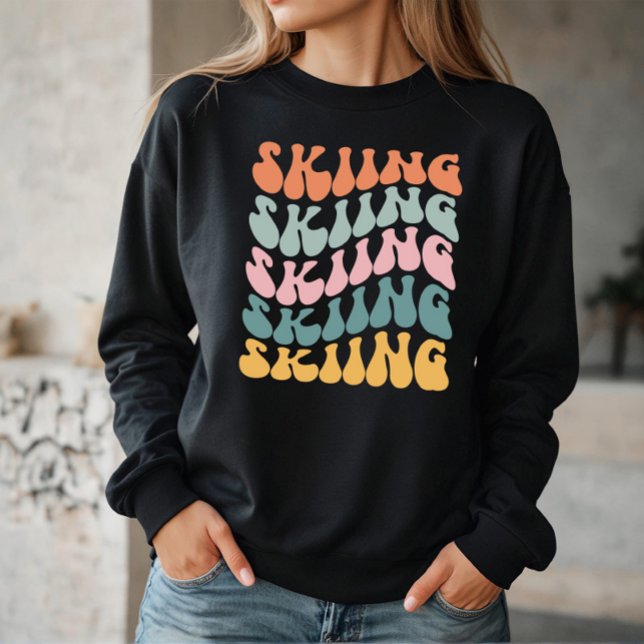 Skifahren Sweatshirt (Von Creator hochgeladen)