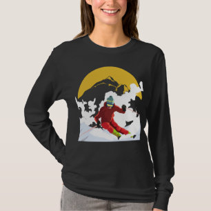 Skifahren T-Shirt