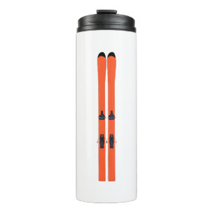 Skifahren Thermosbecher