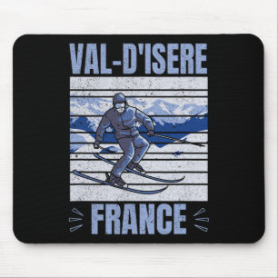 Skifahren und Apres Ski - Wintersport Val-d'isere Mousepad