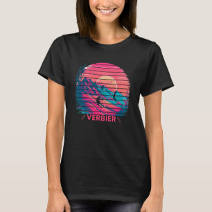 Skifahren und Apres Ski Wintersport Verbier Switze T-Shirt