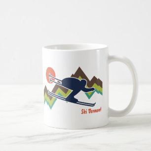 Skifahren Vermont Kaffeetasse
