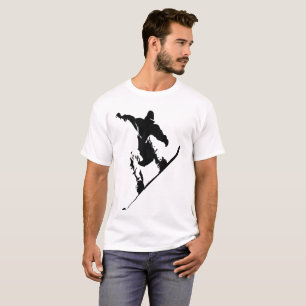 Skifahren-Winter-Sport-T - Shirti T-Shirt