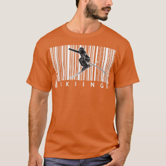 Skifahren Winterschnee Sportskifahrer Ski Berge Sk T-Shirt