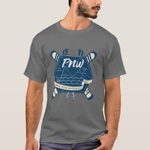 Skifahren Wintersport Schnee T-Shirt