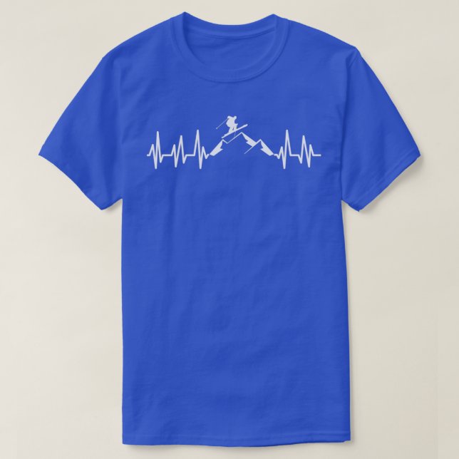Skifahren Wintersport Skiurlaub Schnee 4 T-Shirt (Design vorne)