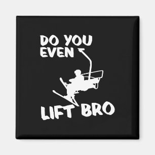 Skifahren Wintersportgeschenk - Skifahren Ski Sie Magnet