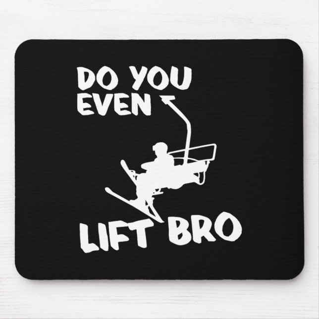 Skifahren Wintersportgeschenk - Skifahren Ski Sie  Mousepad (Vorne)