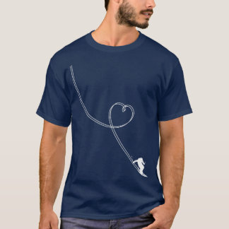 Skifahren Wintersportorte Alpen T-Shirt