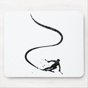Skifahrer Abfahrt Berge Skisport Ski Skifahren Gif Mousepad