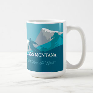 Skifahrer Alp Locarno Kaffeetasse